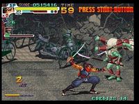 une photo d'Ã©cran de Sengoku 3 sur SNK Neo Geo